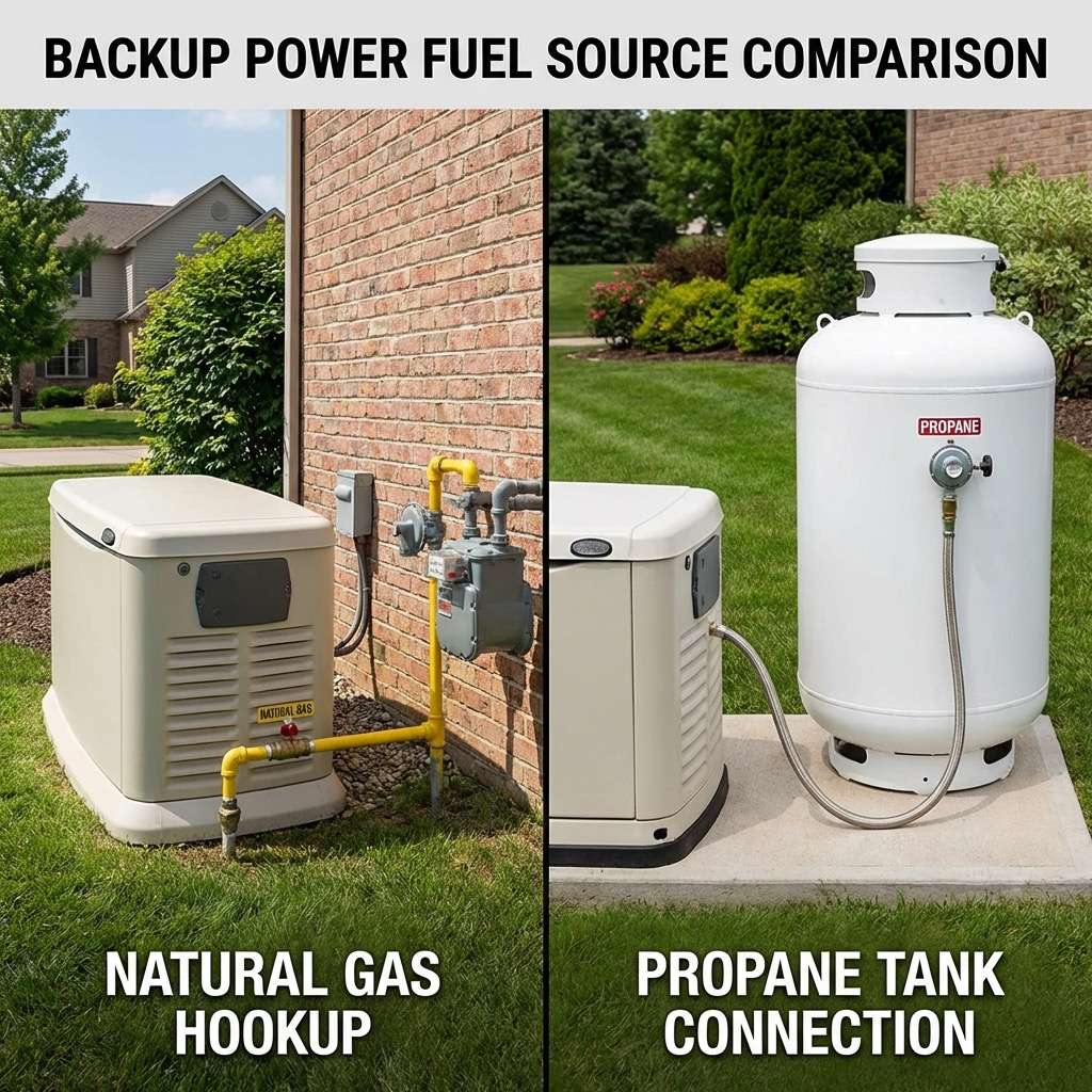 Gasoline vs Propane Portable Generators vs Battery Backup: Choosing Your Backup Power Fuel