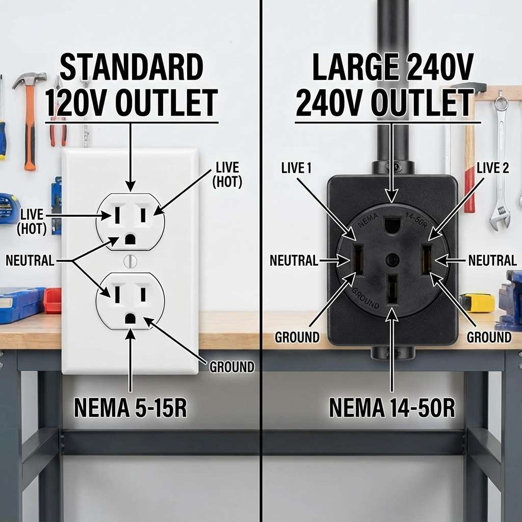 What Is the Difference Between 120V and 240V?