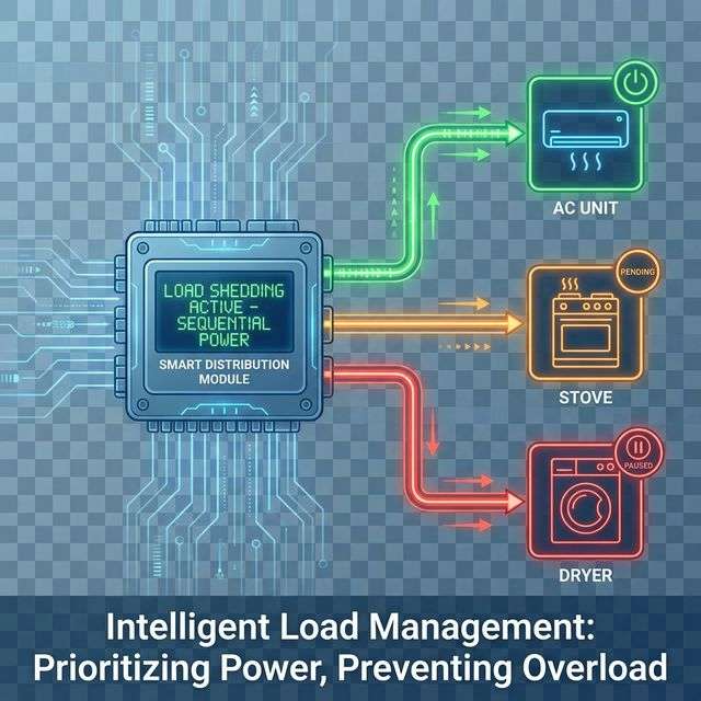 Backup Power Load Management: Do More with a Smaller Generator or Battery