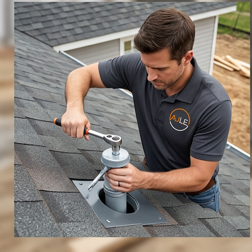 Roof electrical service mast installation — storm damage to the mast or service drop is a common cause of post-storm power loss