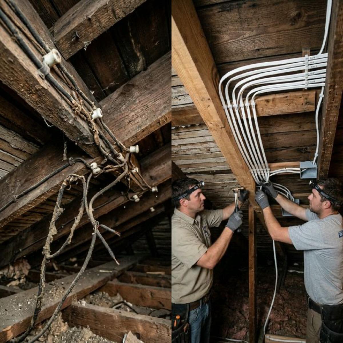 Knob & Tube Replacement in Adelphi