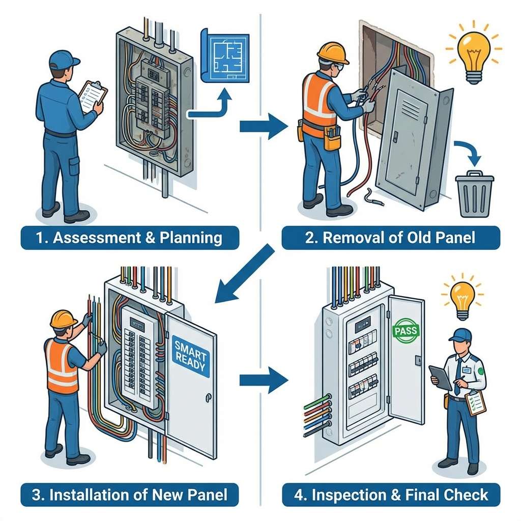 Panel Inspection Process Electrical Panel Upgrade Process: What to Expect