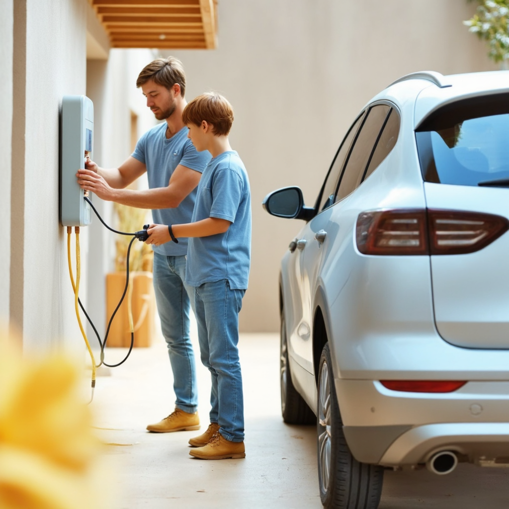 Professional EV charger installation - Northern Virginia electric vehicle charging station setup