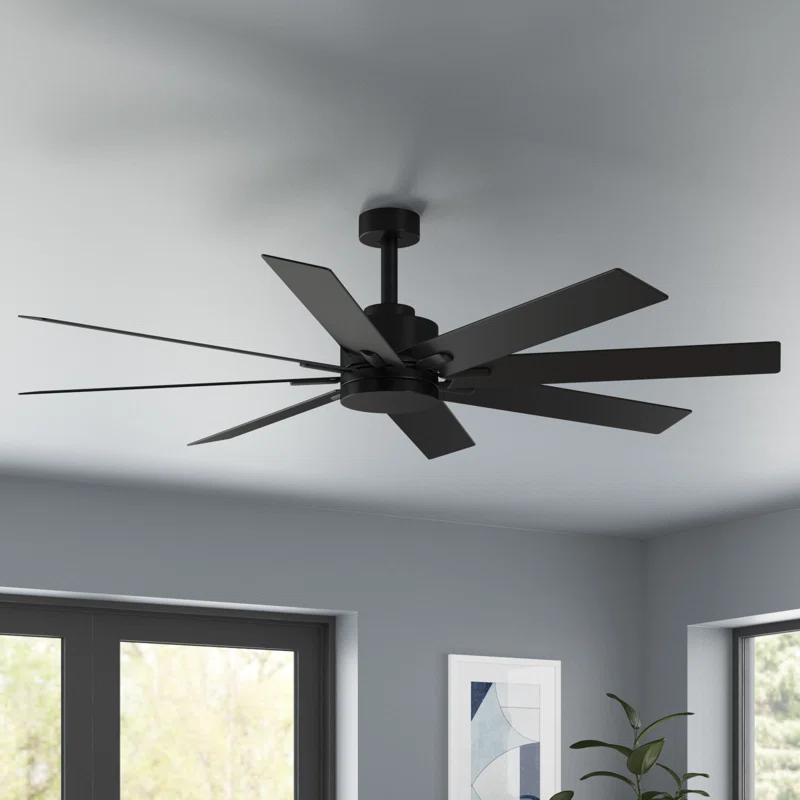 Modern ceiling fan installation in Northern Virginia home showing quality workmanship