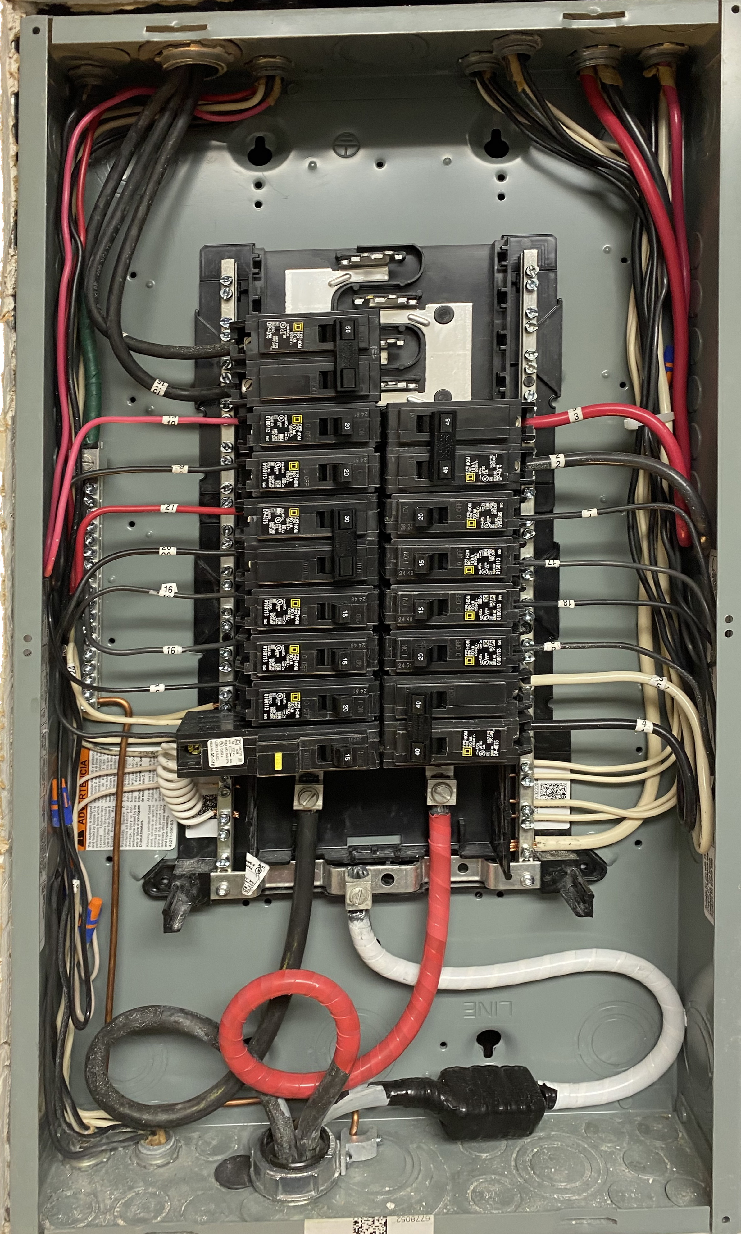 New electrical panel after professional upgrade - Northern Virginia licensed electrician