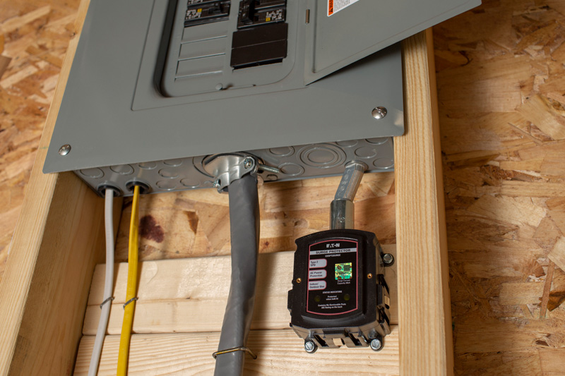 Whole-home surge protection Burke VA - AJ Long Electric licensed electrician installing surge protectors to safeguard electronics and appliances from lightning storms in Cherry Run and Burke neighborhoods