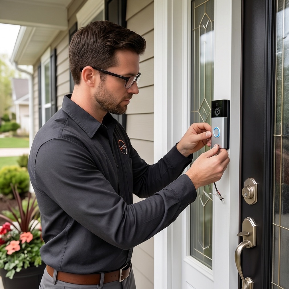 Modern smart home electrical control panel installation in Northern Virginia