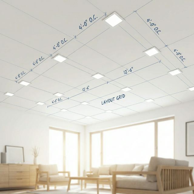 Recessed Lighting Layout Guide: Spacing, Placement & Design
