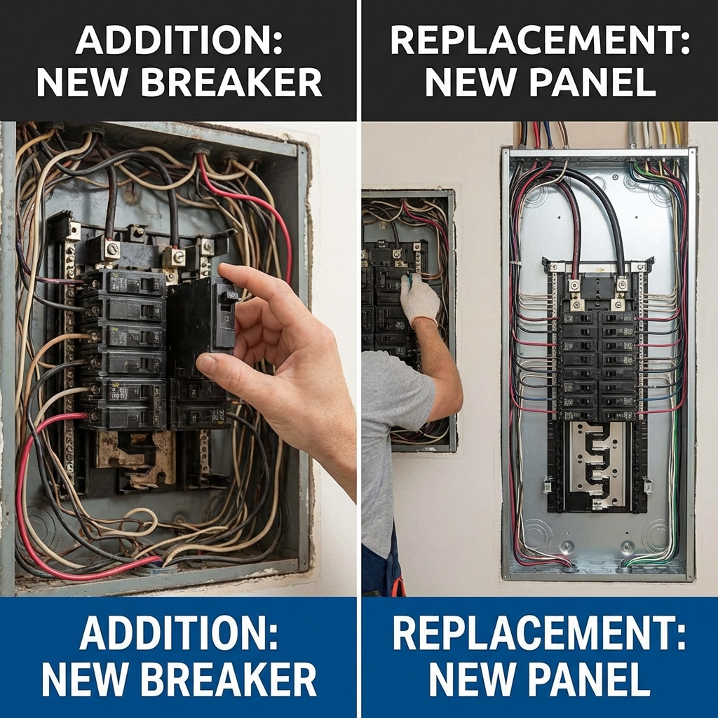Adding Circuits vs Full Panel Upgrade… | AJ Long Electric