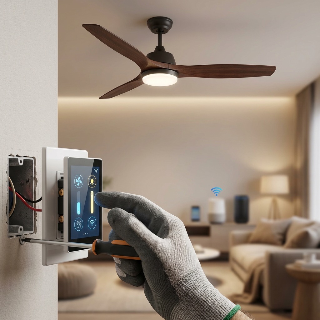 Smart Ceiling Fan Control: Installation… | AJ Long Electric